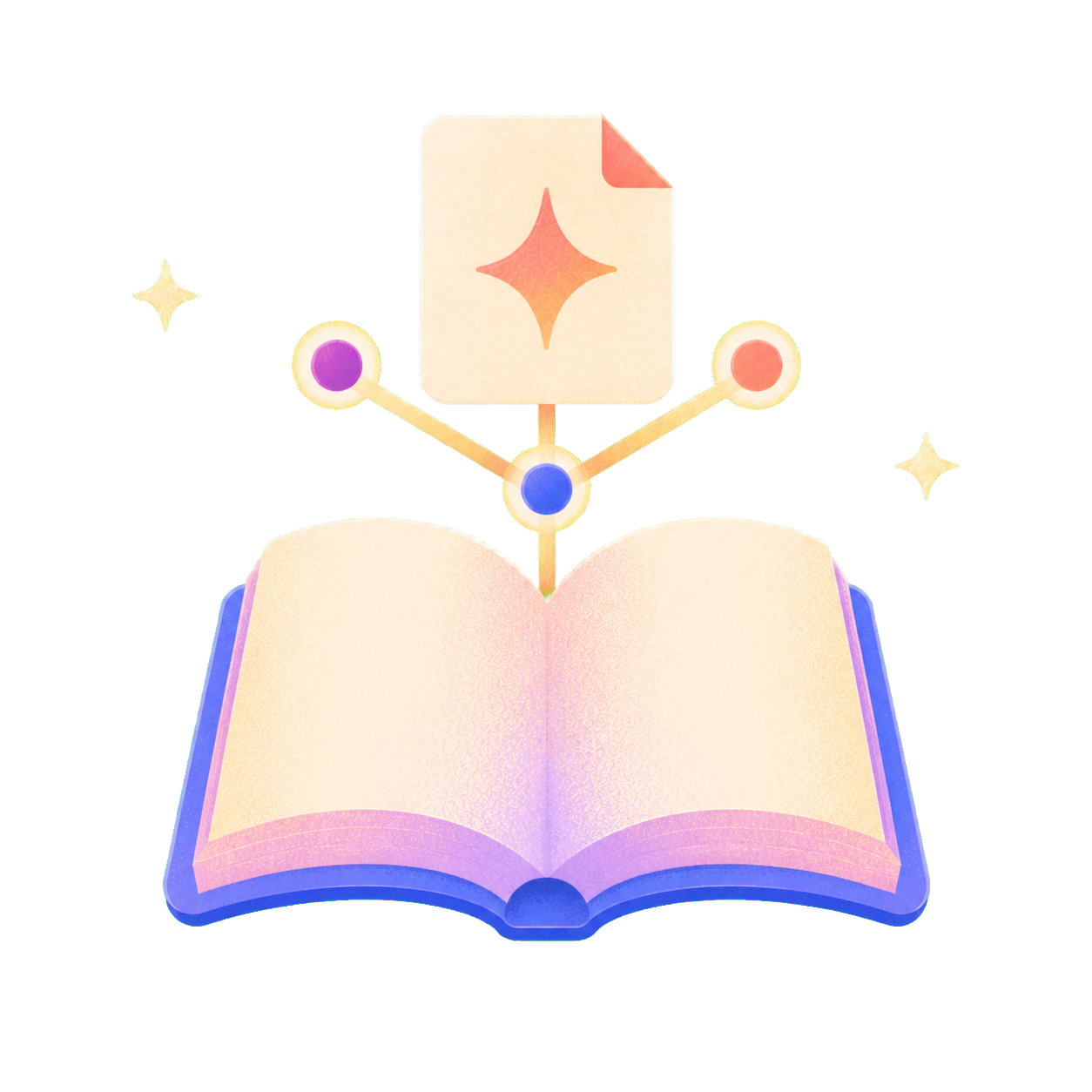 Connected learning path illustration